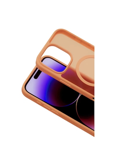Joko Apple iPhone Uyumlu  16 Pro Max Uyumlu Jota Magsafe Kapak - Turuncu