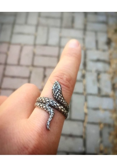 Oriental Kuyumculuk Jewellery Gümüş Yılan Yüzük Gümüş