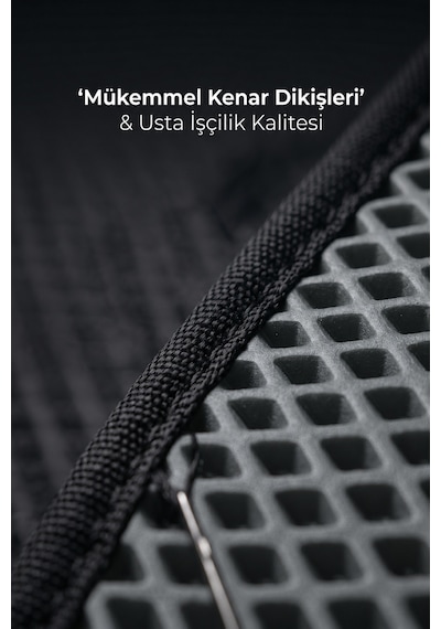 Otocraft Opel Zafira 2021-2026 Uyumlu Füme 3d Havuzlu Eva Ön Kabin Paspası Tek Parça Araca Özel