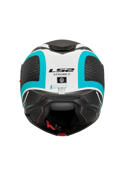 Ls2 Strobe 2 Vıctory Mat Tıtanıum-beyaz-metal Mavi Kask Mat Tıtanıum