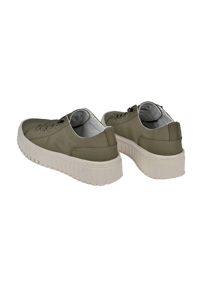 Gamelu Kalın Taban Kadın Spor Ayakkabı Sneaker Ek-canvas-z Haki