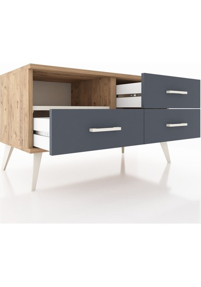Hyperion Şifonyer Tek Raflı 3 Çekmeceli 88x44x48 Çam-aytaşı/antrasit Aytaşı/antrasit Hyperion Şifonyer Tek Raflı 3 Çekmeceli 88x44x48 Çam-aytaşı/antrasit Aytaşı/antrasit