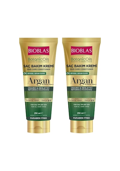 Botanic Oils Argan Yağlı Saç Bakım Kremi 250 Ml 2 Adet