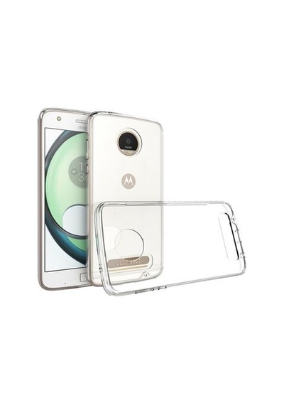 Lenovo Moto Z2 Play Kılıf Şeffaf Onyx Tpu Süper Silikon Kapak Renksiz/şeffaf