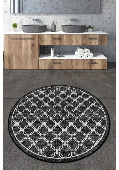 Chain Çap Banyo Halısı Djt 80x80 cm, Banyo Halısı , Banyo paspası yıkanabilir