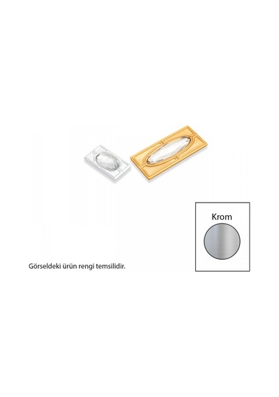 Coşafak Zavinna Z111 Metal Krom 64Mm Akslı Kulp