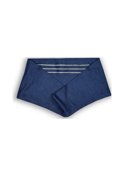 Loggia Kaymayan Silikonlu Bandana Bone Lacivert - Kadın Tesettür Dikişsiz Kaymaz Geçme - Sportif Saç Bandı Lacivert