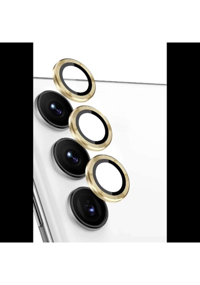 Galaxy S24 Fe Raze Metal Kamera Lens - Sarı Diğer