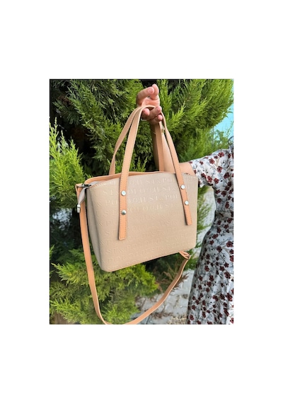 Just Polo Kadın Yeni Sezon 5 Bölmeli El Ve Omuz Çantası 4030mh 2066mh Kum - Vizon 35573207