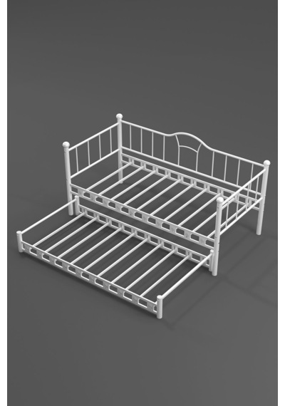 Missidea Kamelya Daybed Yavrulu Beyaz Karyola 90x200 Cm 90 x 200 Missidea Kamelya Daybed Yavrulu Beyaz Karyola 90x200 Cm 90 x 200