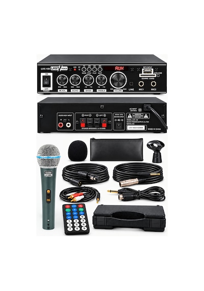 Lastvoice Lvx-150Mic Mikrofonlu Stereo Anfi Amfi 2X75 Watt Blueto