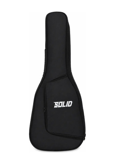 Solid Case Lux Klasik Gitar Gigbag Siyah Kırmızı