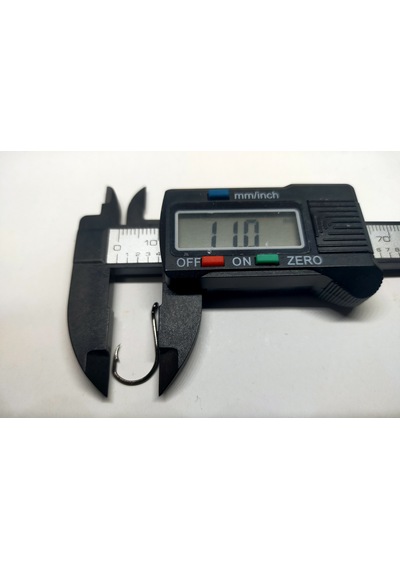 Powerex Chinu With Ring Tırnaklı 3 no. Delikli Paslanmaz Black Nickel İğne