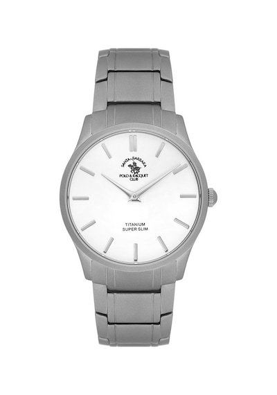 Santa Barbara Polo Club Sb.4.10042-4 Titanyum Slım İnce Erkek Kol Saati Gri