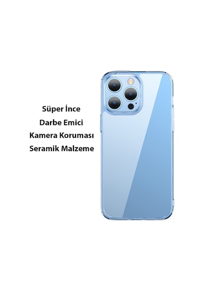 Baseus Superceramic Apple Uyumlu iPhone 14 Pro Koruyucu Kilif + Ekran Koruyuc 560647194