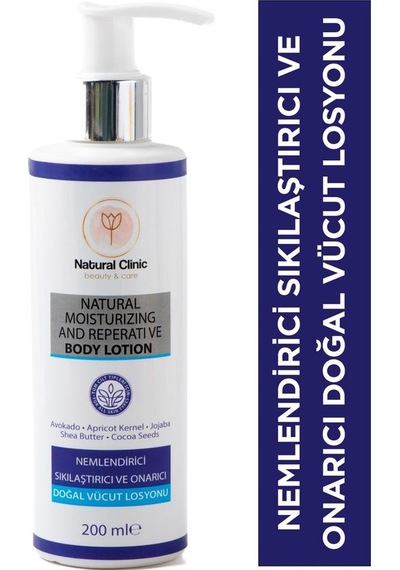 Natural Clinic Nemlendirici ve Sıkılaştırıcı Doğal Vücut Losyonu 200 ML