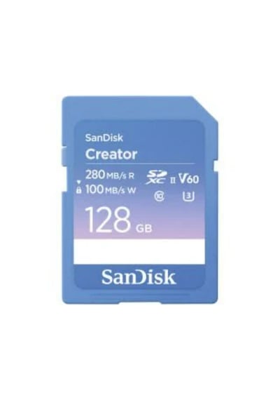 SanDisk Creator SDSDXEP-128G-GNCIS 128 GB UHS-II SDXC UHD V60 Hafıza Kartı