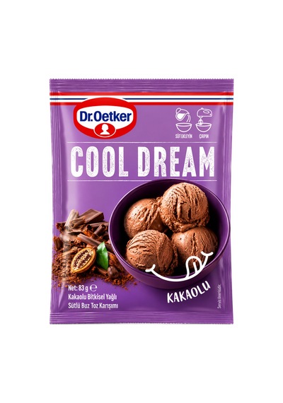 Cool Dream Kakaolu Dondurma Karışımı 83 G Yoğun Çikolata Lezzeti, Evde Kolay Hazırlanır - 886100674