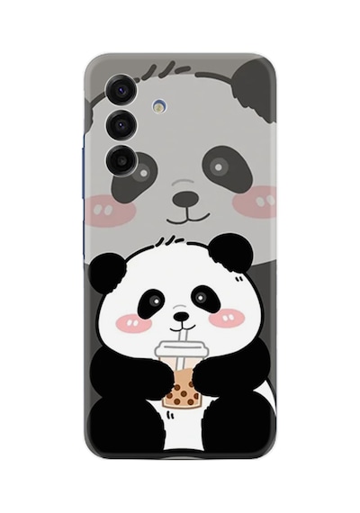 Samsung Galaxy Uyumlu A17 Kılıf Boutique Baskılı Resimli Milkshake Panda Pcode -058