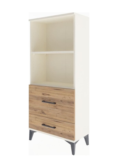 Arges Dolap 2 Raflı 2 Çekmeceli 60x30x134 Aytaşı-çam Aytaşı
