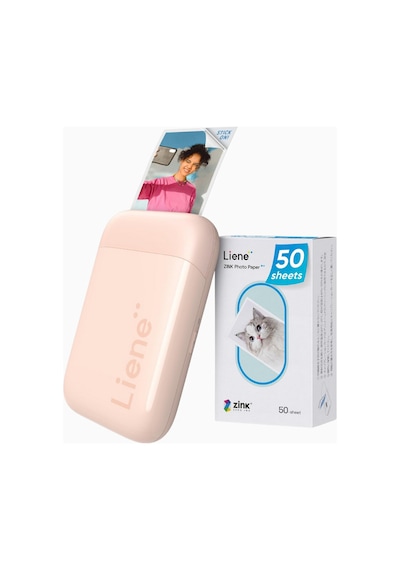 Pearl K100 Mini Bluetooth Fotoğraf Yazıcısı, 300dpı, Çinko Kağıt