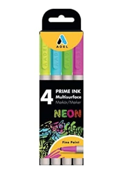 Prime Ink Multisurface 4'lü Neon Markör