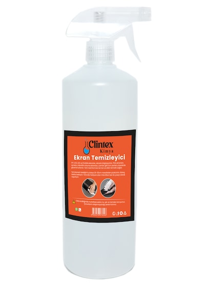 Clintex Kimya Lcd, Led, Ekran Gözlük Temizleyici Spreyli 1 L