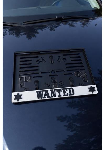 Wanted Motor Plakalık G004