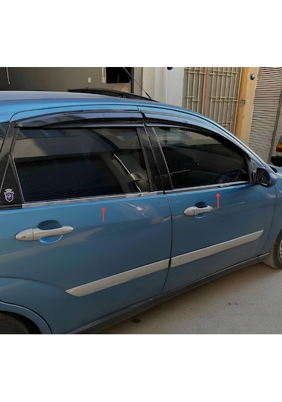 Ebal Otomotiv Ford Focus 1 Krom Cam Çıtası 4 Prç. 1998-2005 P.Çelik