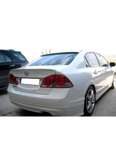 Honda Civic Fd6 Cam Üstü Spoiler Pianoblack 2006-2011