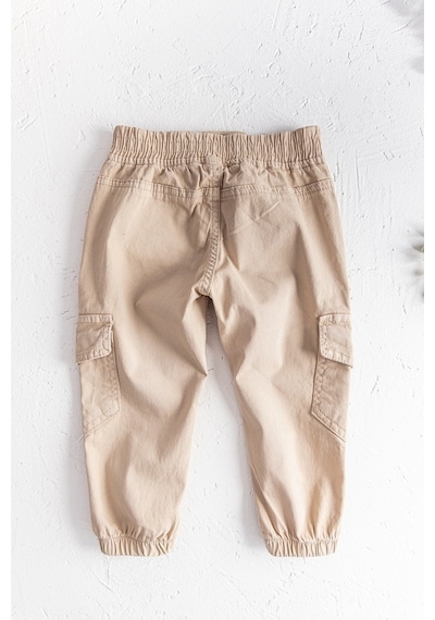 Baby&Kids Gabardin Kumaş Erkek Çocuk Kargo Pantolon
