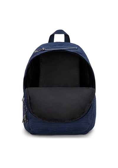 Kipling Kıplıng Delia Orta Boy Sırt Çantası Lacivert Nıght Ocean Jacquard Lacivert