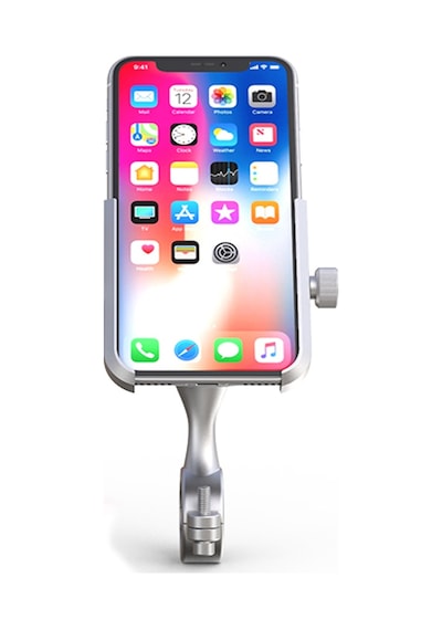 Motosiklet - Bisiklet- Mtv Telefon Tutucu Metal Gidon Bağlantılı Kırmızı 4.5-7 İnç Destekler