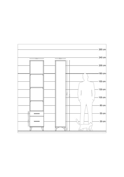 Arges Dolap 4 Raflı 2 Çekmeceli 44x30x221 Antrasit-antrasit Antrasit Arges Dolap 4 Raflı 2 Çekmeceli 44x30x221 Antrasit-antrasit Antrasit