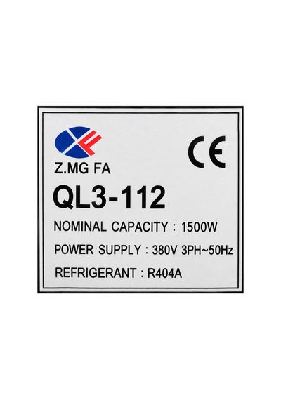 Zingfa Ql3-74 R404a Sanayi Tipi Düşük Basınç Soğutma Kompresörü Siyah