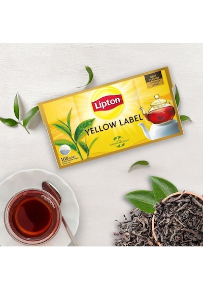 Lipton Yellow Label 100'lu Demlik Poset Cay