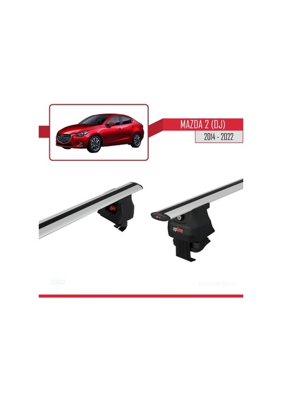 Mazda 2 Dj 2014-2022 Arası İle Uyumlu Ace-4 Ara Atkı Tavan Barı Gri