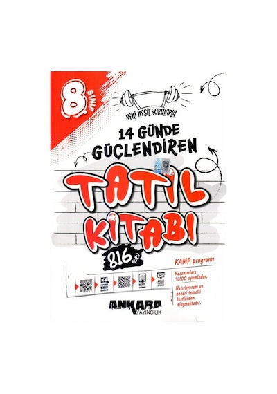 Ankara 2025 8. Sınıf 14 Günde Güçlendiren Tatil Kitabı