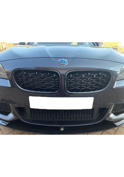 Bmw F10 Ön Panjur Izgara Böbrek Diamond Full Siyah