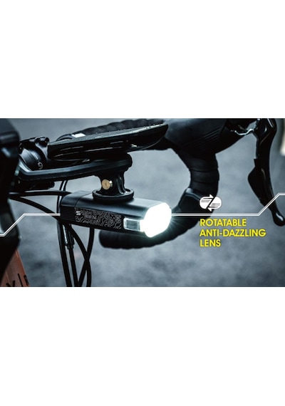 Moon Rıgel Max-s 1600 Lümen Usb Bisiklet Ön Far Lambası Siyah