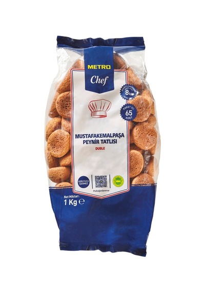 Metro Chef Duble Peynir Tatlısı 1 Kg - Pratik Ve Lezzetli Hazır Tatlı Tarı