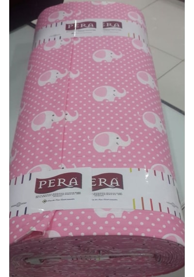Akfil Poplin Nevresimlik Kumaş Çok Amaçlı En 240 Fil Desenli (461277306)