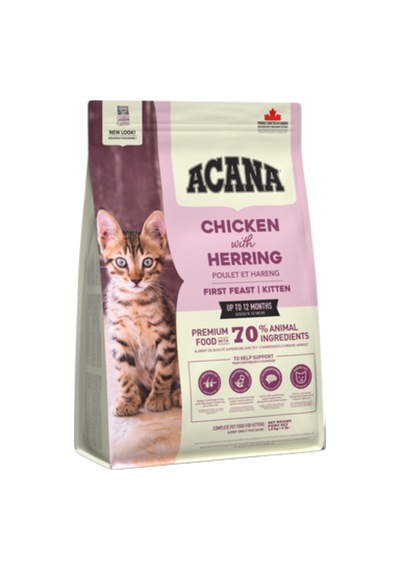Acana Fırst Feast Kitten Tavuklu Ve Ringa Balıklı Yavru Kedi Maması 1,8kg