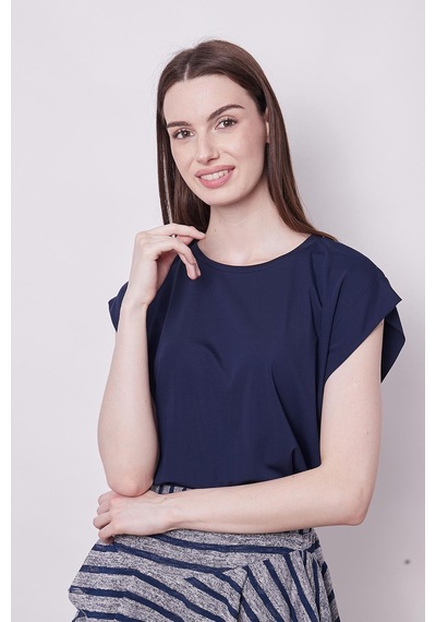 Jument Şık Likralı Span Kumaş Kolsuz Geniş Sıfır Yaka Düşük Omuzlu Basic Tshirt Bluz-lacivert Lacivert Jument Şık Likralı Span Kumaş Kolsuz Geniş Sıfır Yaka Düşük Omuzlu Basic Tshirt Bluz-lacivert Lacivert