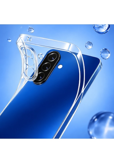 Samsung Uyumlu Galaxy A17 5g Kılıf Şeffaf Kamera Korumalı 3d