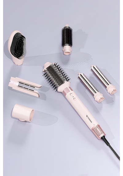 Torima Thd-01 Pembe 7 In 1 Hava Üflemeli Saç Şekillendirici