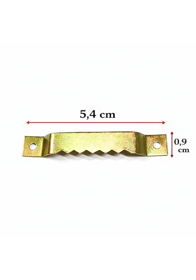 Çerçeve Askı Aparatı Dişli Metal Destek Askısı 5,4 Cm 10 Lu Set Vida Dahil