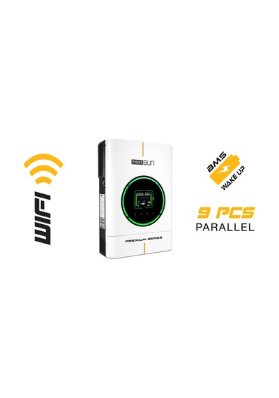Mexxsun 48 Volt 6 Kw Akıllı İnverter Wifi-çift Çıkış