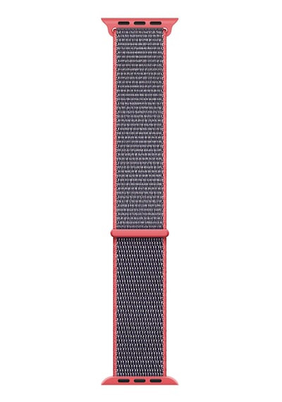 Microsonic Apple Uyumlu  Watch Ultra Hasırlı Kordon Woven Sport Loop
