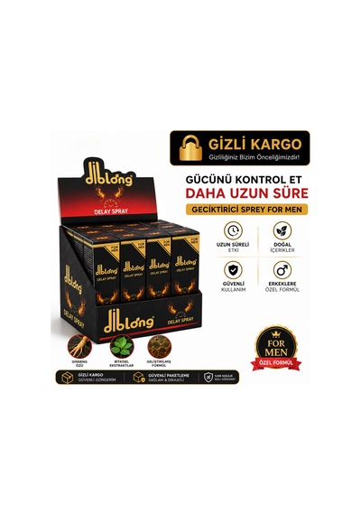 Diblong Delay Spray For Men 12'li Paket Özel Sprey 20 Ml Ginseng Özlü Bitkisel Formül
